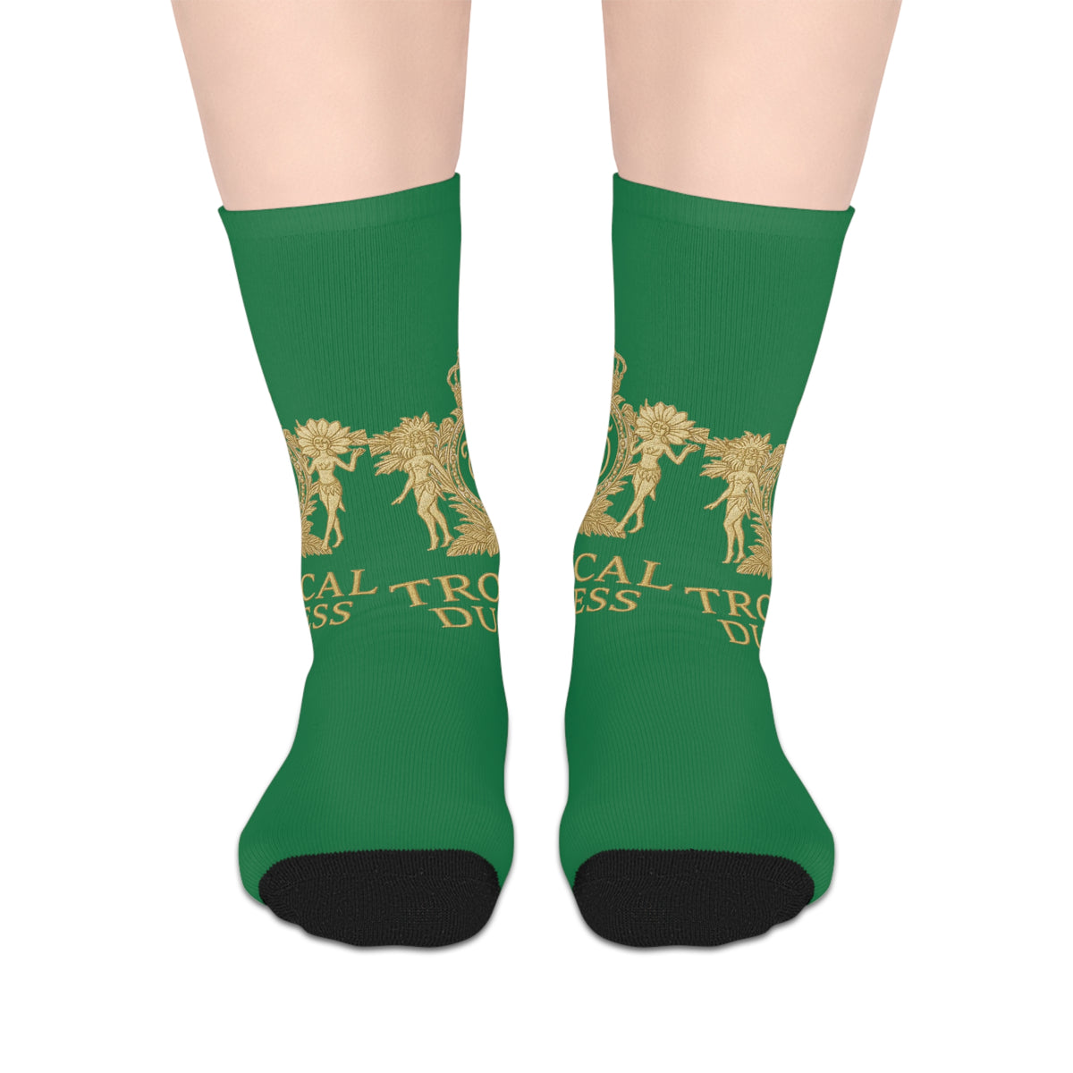 Tropical Duchess Mid-Length Socks - Fun & Stylish Footwear for Summer Celebrations