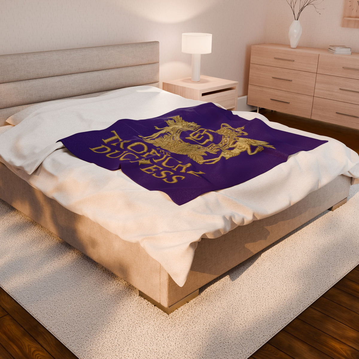 Tropical Duchess Velveteen Plush Blanket - Luxurious Comfort for Cozy Nights