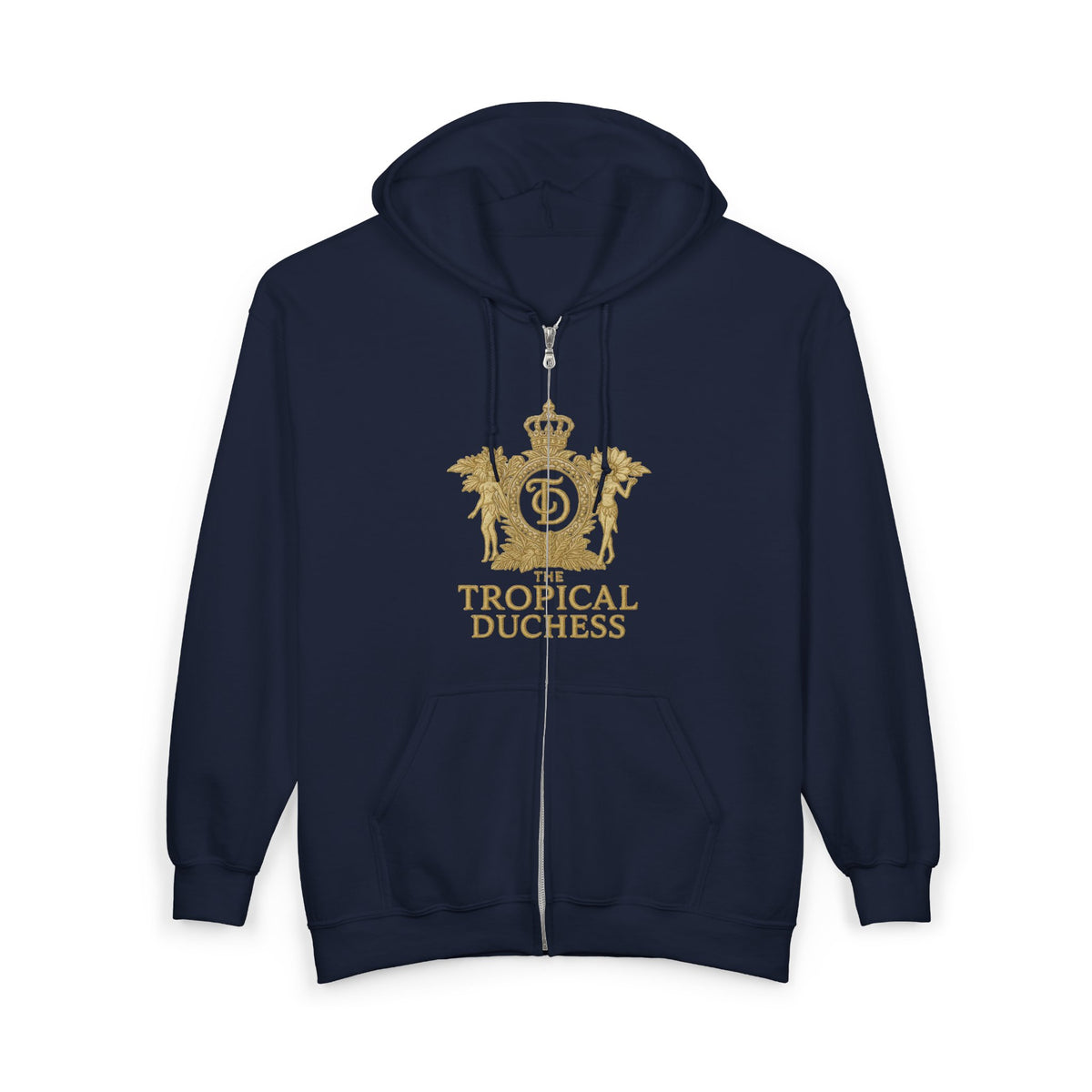 Tropical Duchess Zip Hoodie - Unisex Heavy Blend™ Full Zip Hooded Sweatshirt