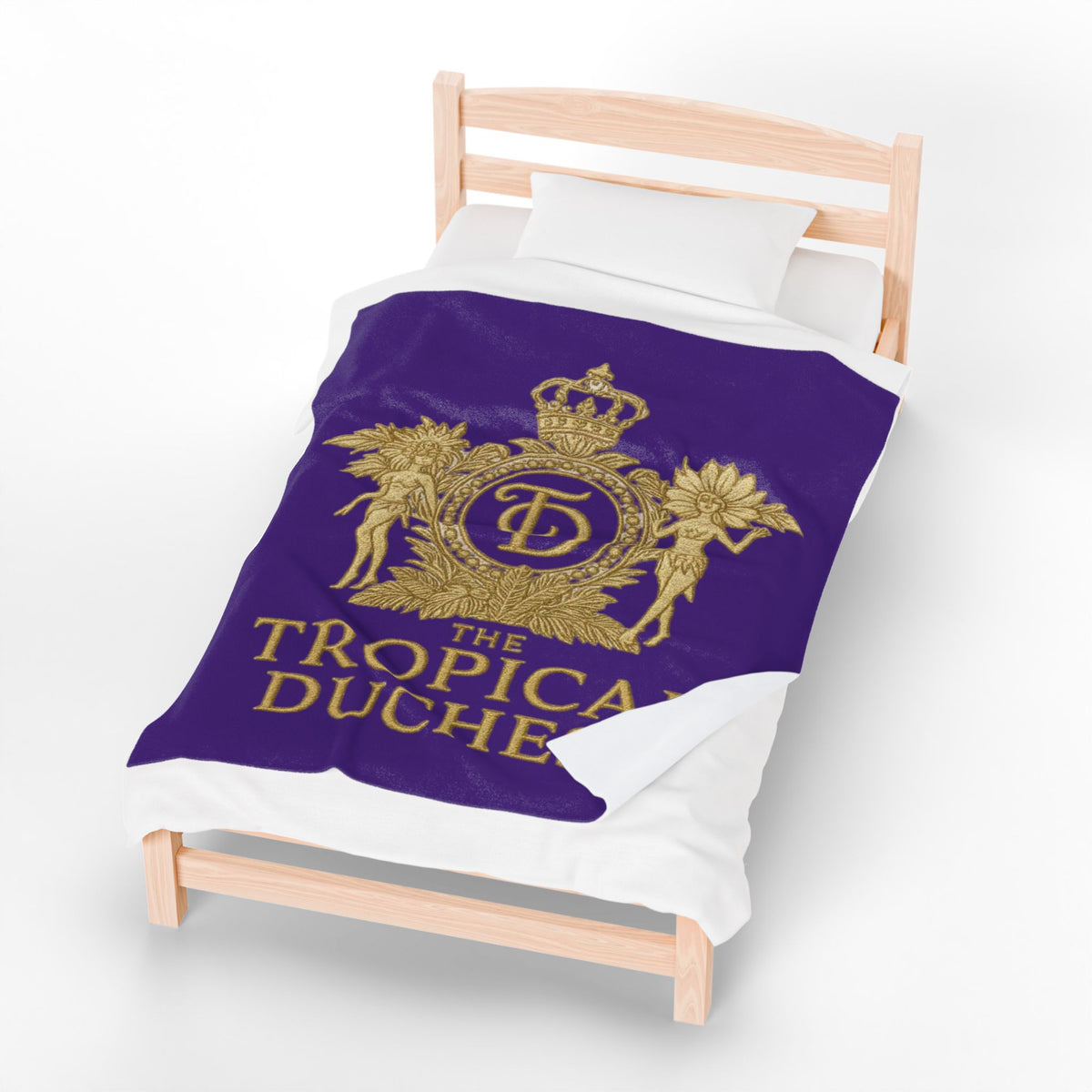 Tropical Duchess Velveteen Plush Blanket - Luxurious Comfort for Cozy Nights