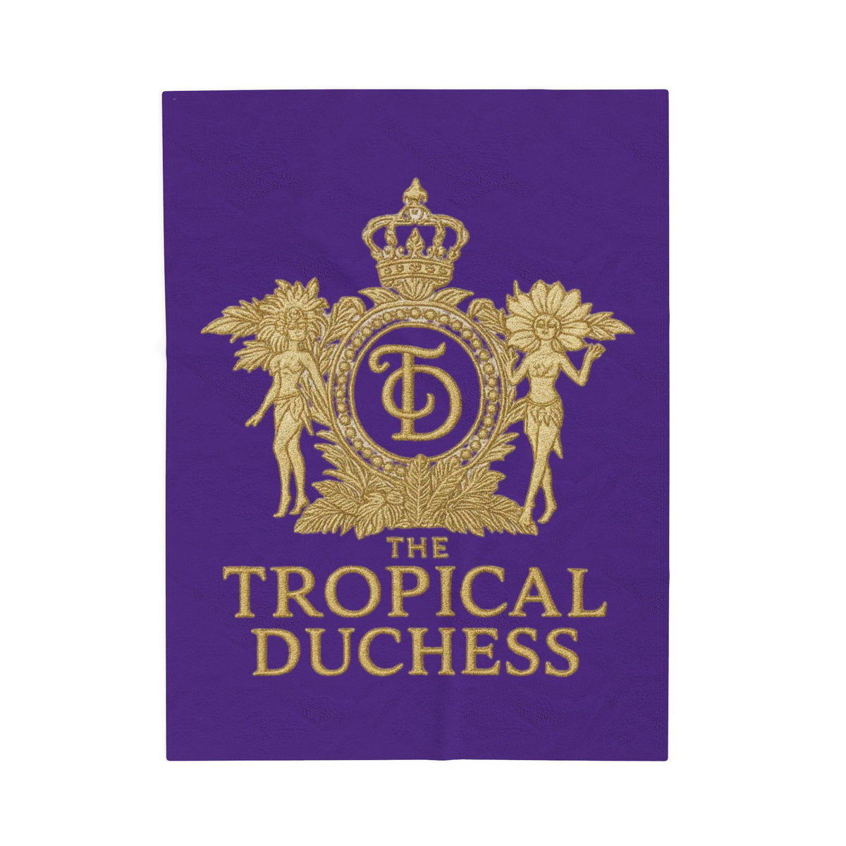 Tropical Duchess Velveteen Plush Blanket - Luxurious Comfort for Cozy Nights