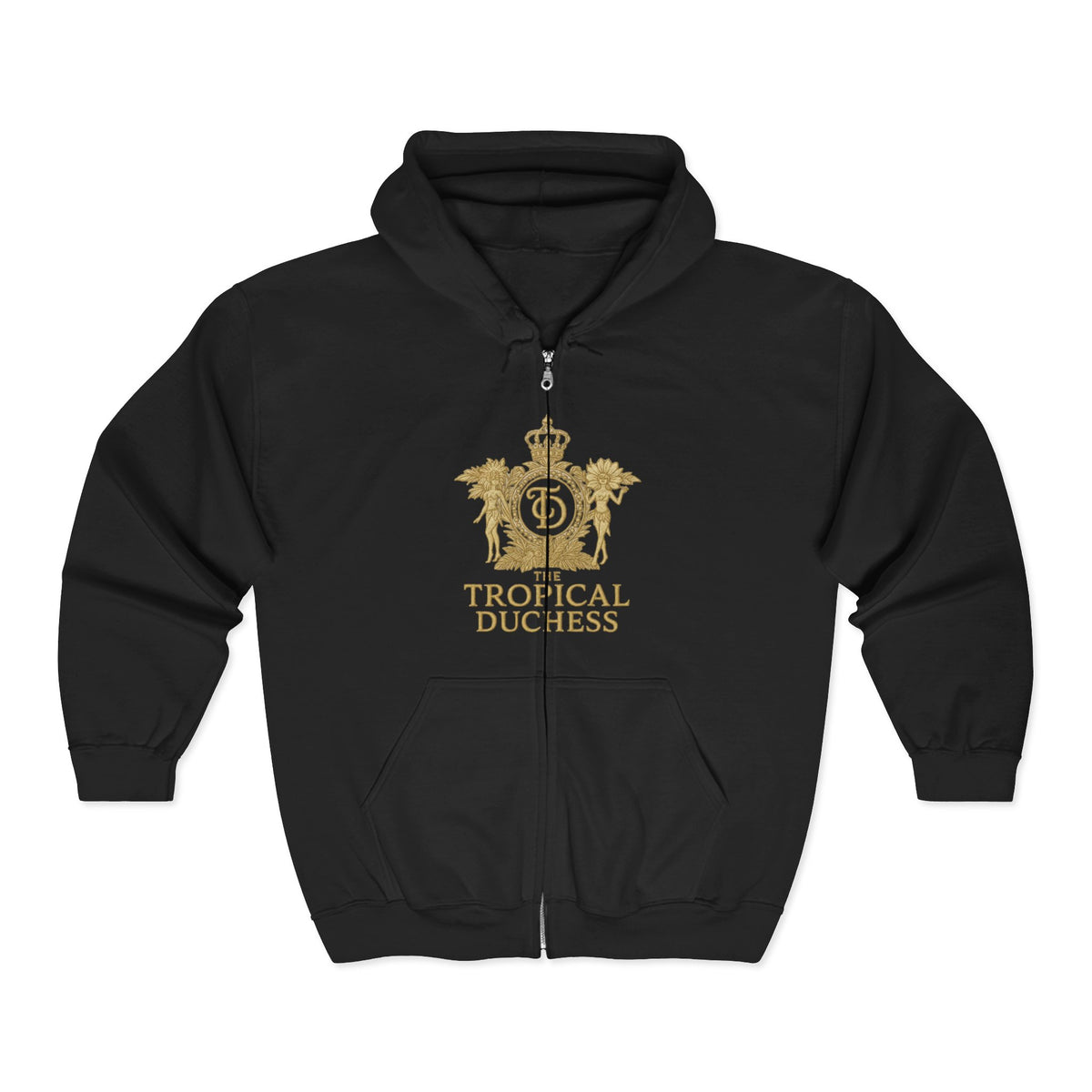 Tropical Duchess Zip Hoodie - Unisex Heavy Blend™ Full Zip Hooded Sweatshirt