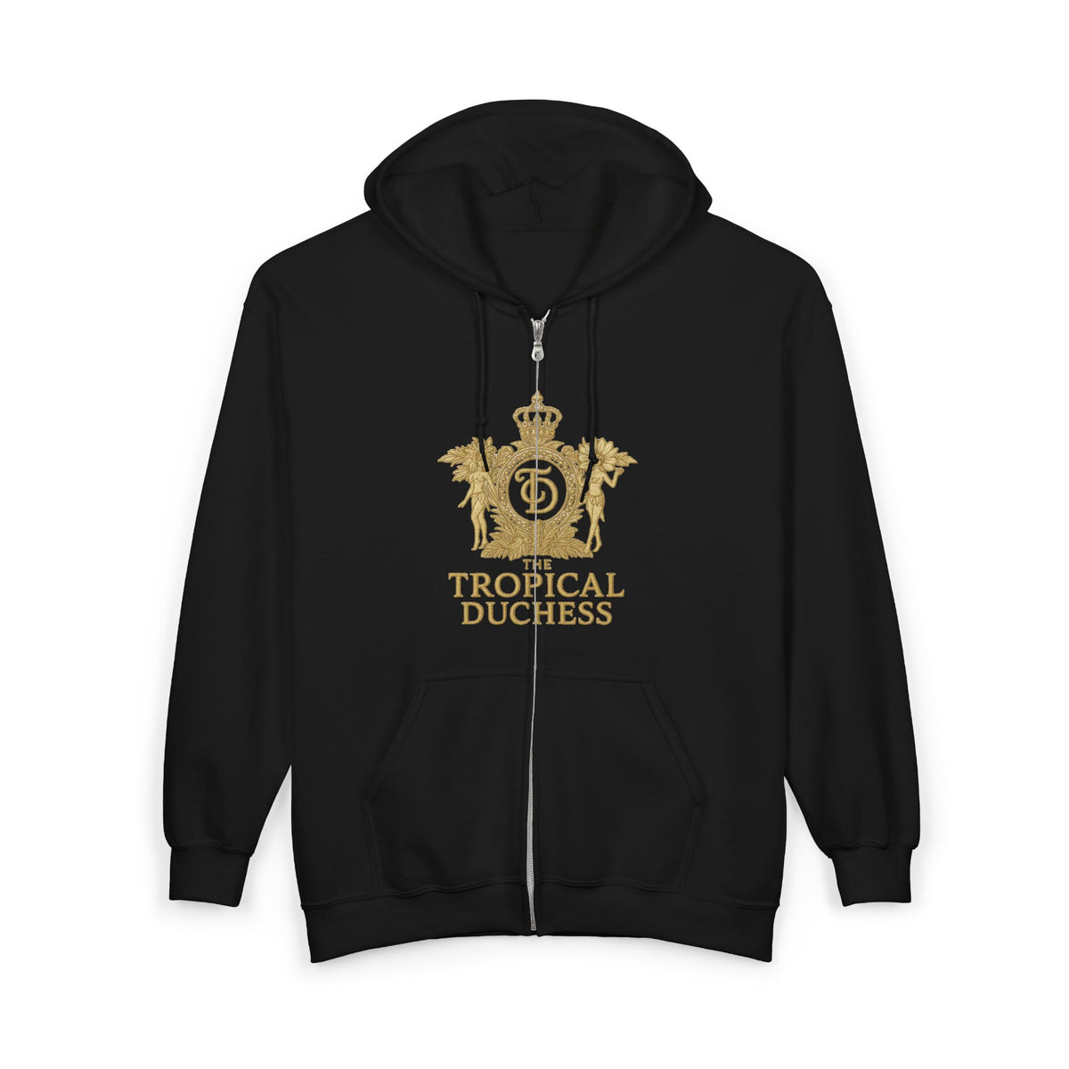 Tropical Duchess Zip Hoodie - Unisex Heavy Blend™ Full Zip Hooded Sweatshirt