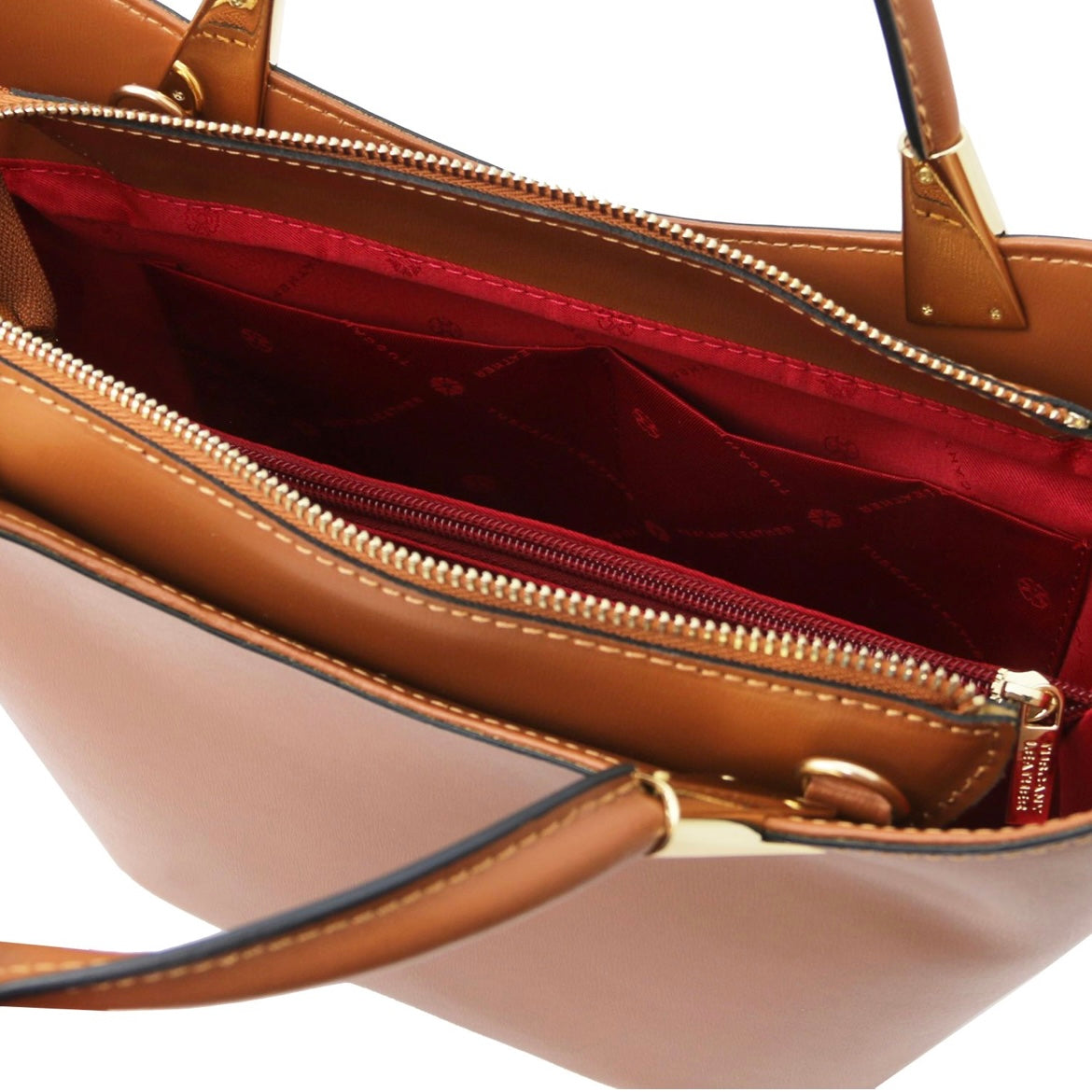The Tropical Duchess Tuscany Leather TL BAG TL142287 in Cognac