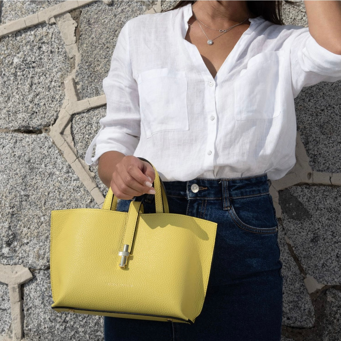 The Tropical Duchess Tuscany Leather AGATHA TL142456 Leather Handbag in Turquoise