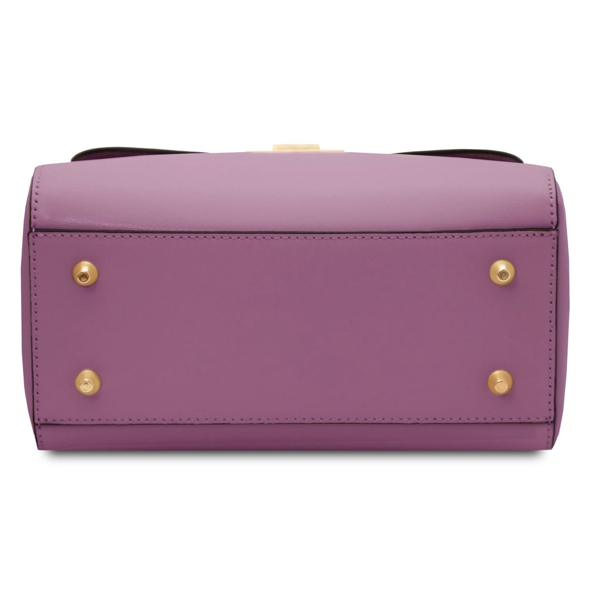 The Tropical Duchess Tuscany Leather Armonia Leather Handbag in Lilac TL142286