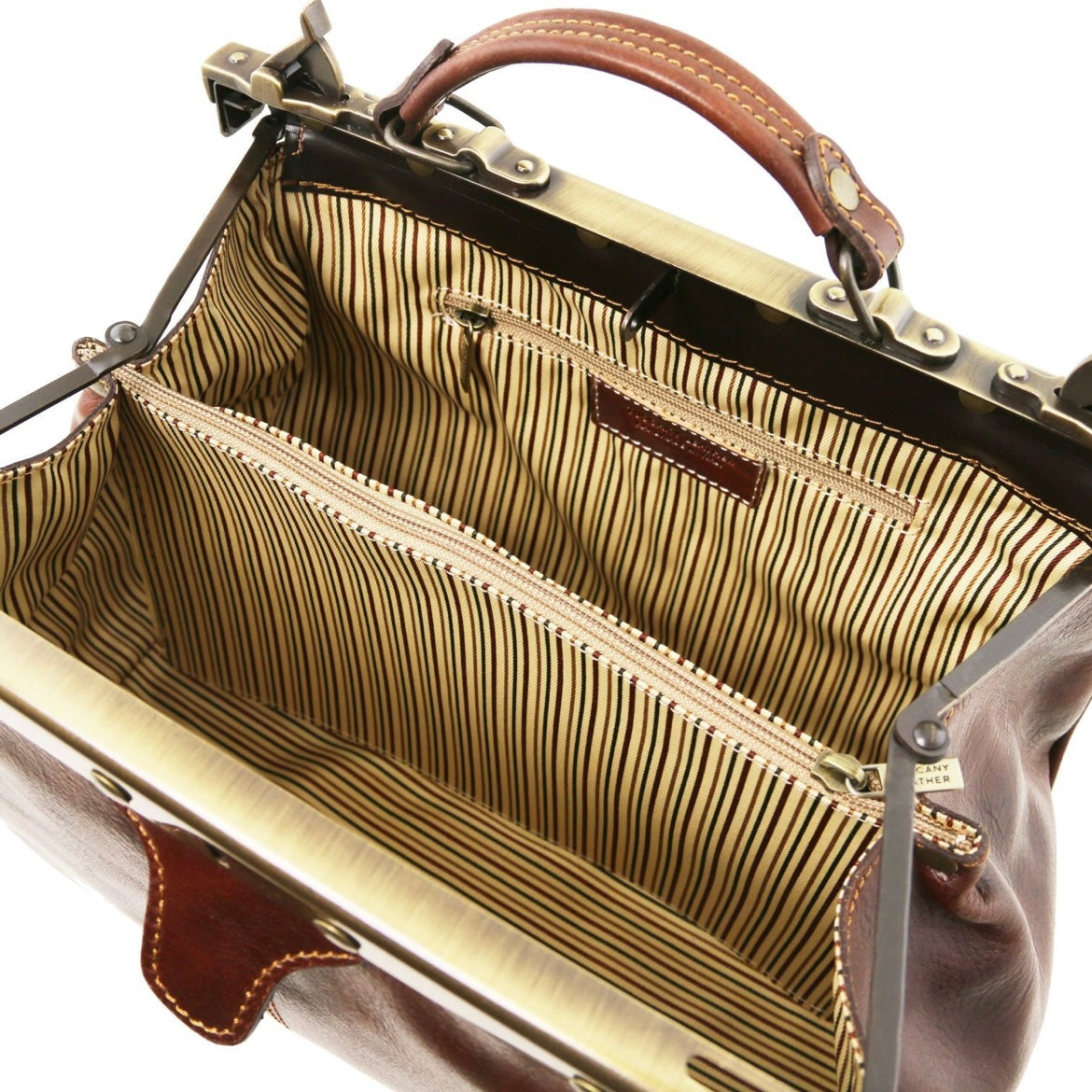 The Tropical Duchess Tuscany Leather TL BAG MICHELANGELO TL10038 Doctor Gladstone Leather bag in Red