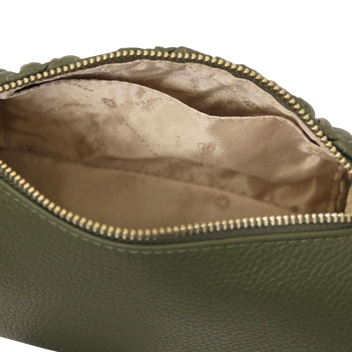 Designer Handbags in Ireland Mini Bowling Leather bag CHANTILLY TL142493 in Forest Green