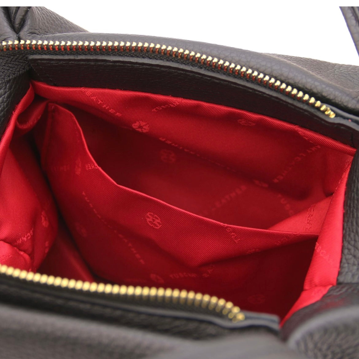 Bags in Ireland Soft Leather Handbag NORA TL142372 in Black