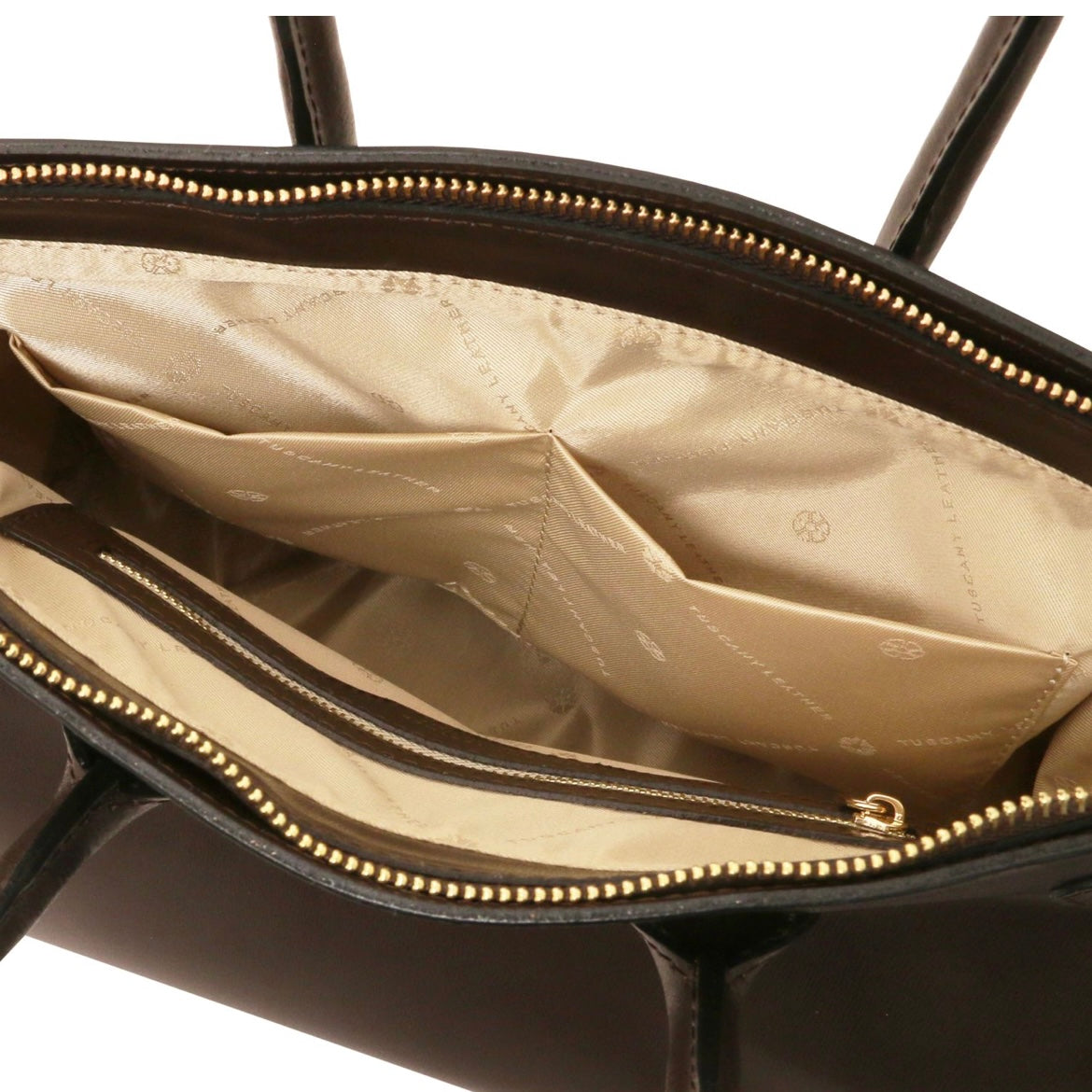 The Tropical Duchess Tuscany Leather TL BAG TL142174 Leather Handbag in Black