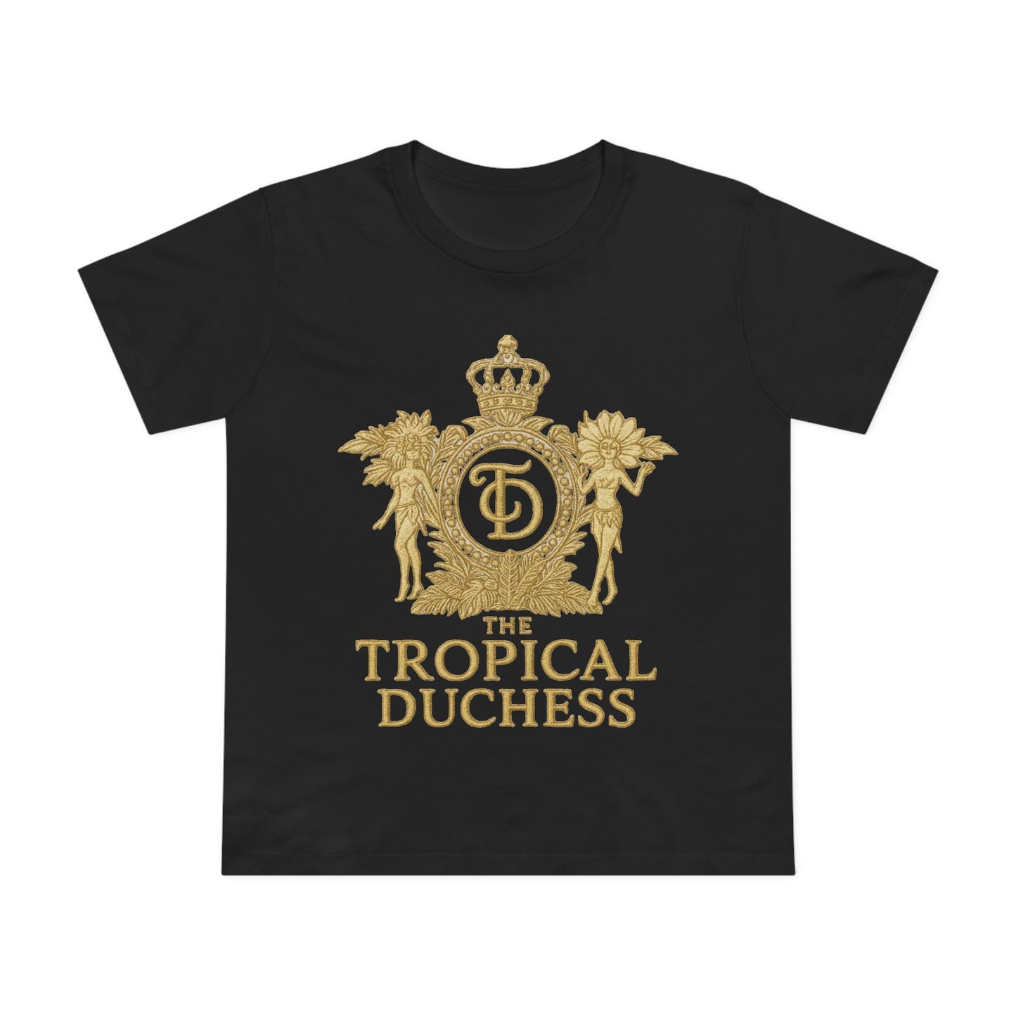 Tropical Duchess Women's Tee - Stylish Vacation-Inspired T-Shirt