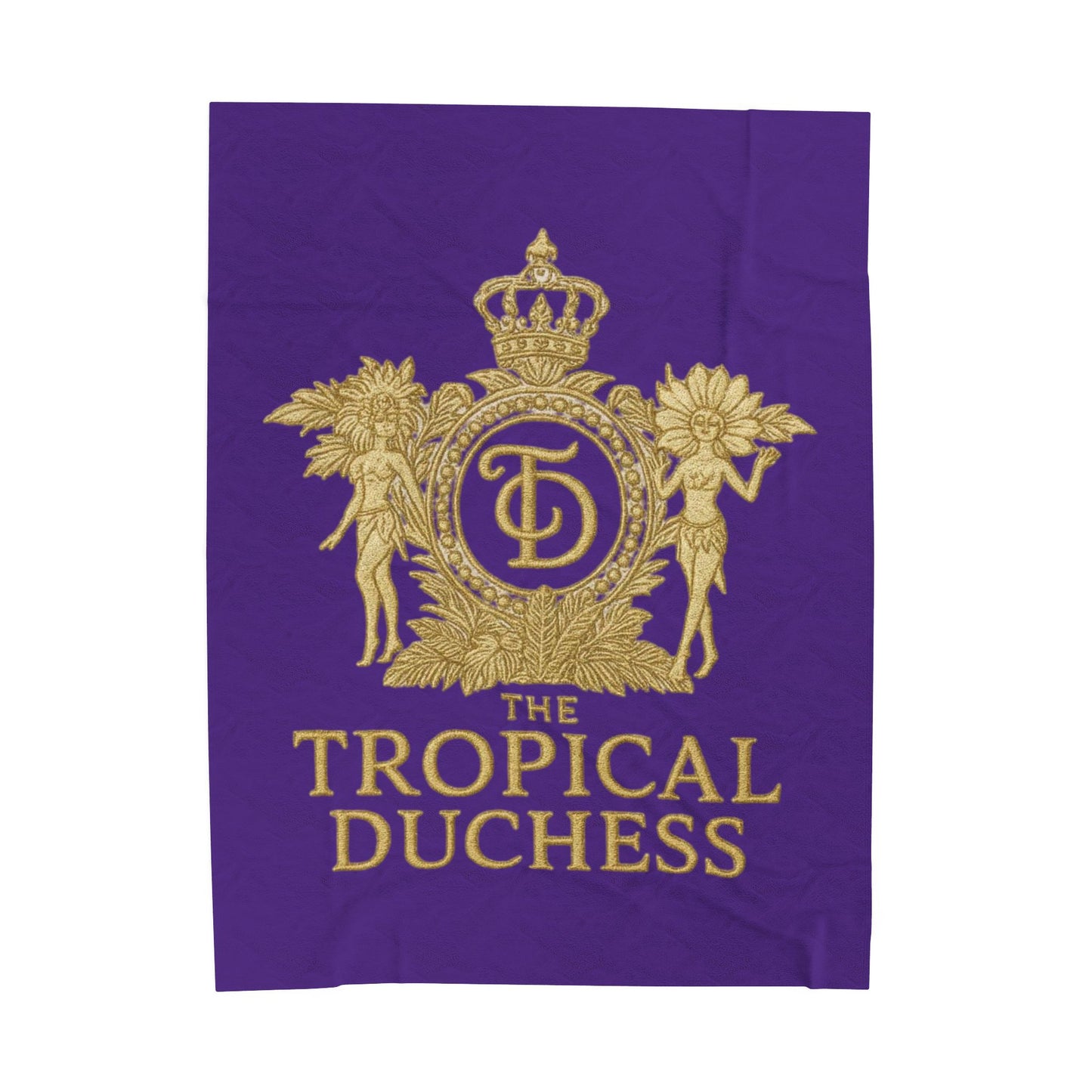 Tropical Duchess Velveteen Plush Blanket - Luxurious Comfort for Cozy Nights