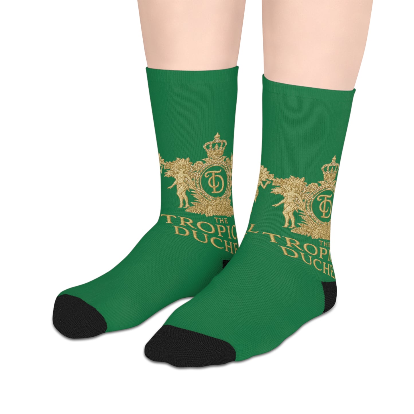 Tropical Duchess Mid-Length Socks - Fun & Stylish Footwear for Summer Celebrations