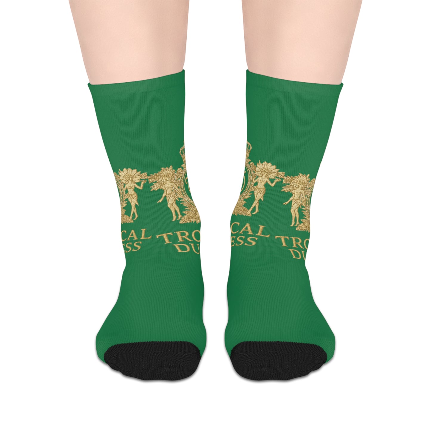 Tropical Duchess Mid-Length Socks - Fun & Stylish Footwear for Summer Celebrations