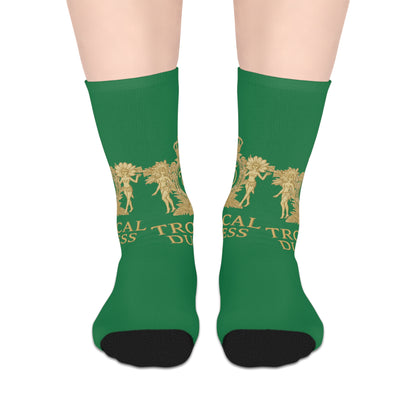 Tropical Duchess Mid-Length Socks - Fun & Stylish Footwear for Summer Celebrations