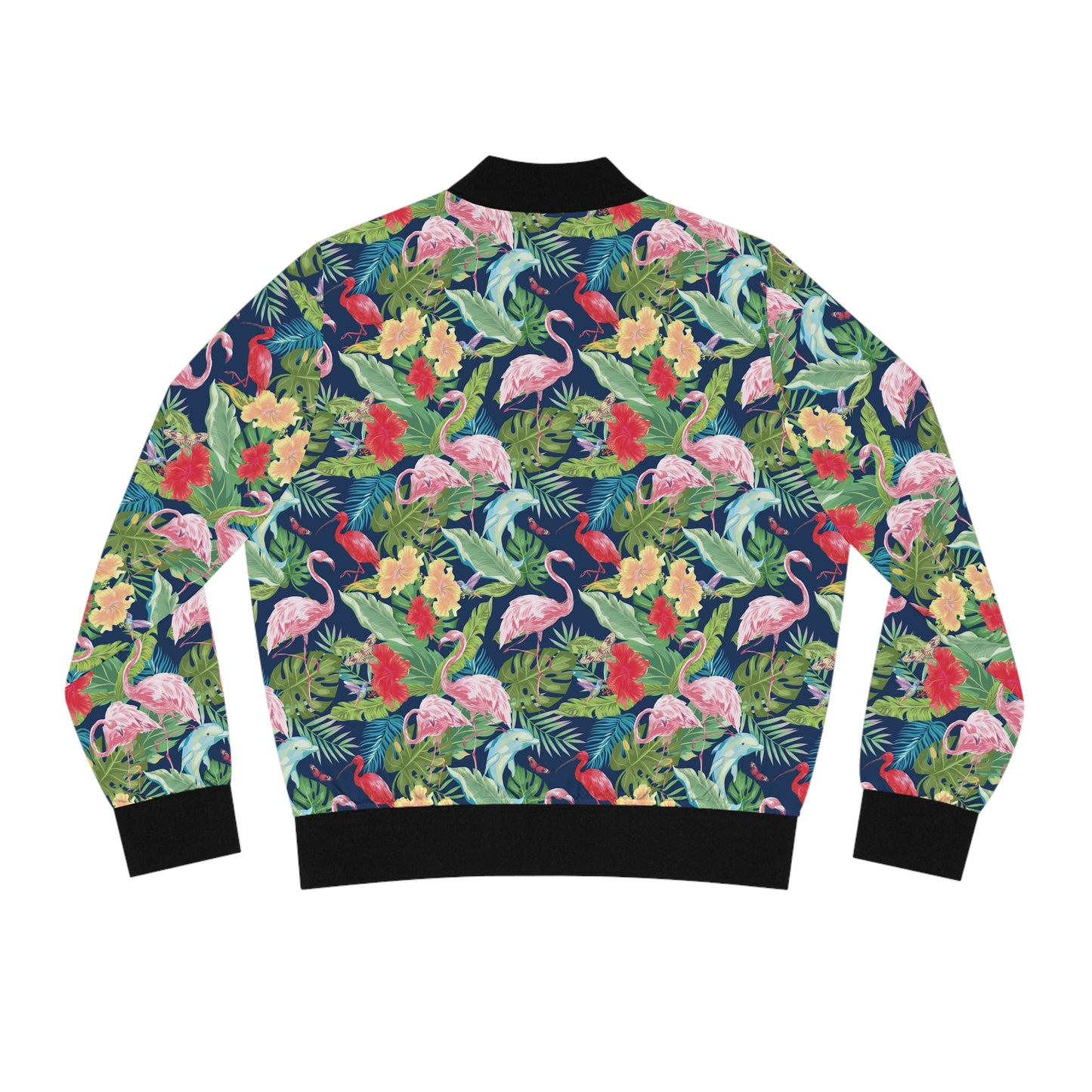 Tropical Floral Women's Bomber Jacket
