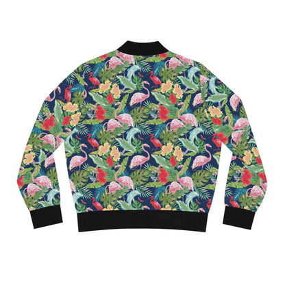 Tropical Floral Women's Bomber Jacket