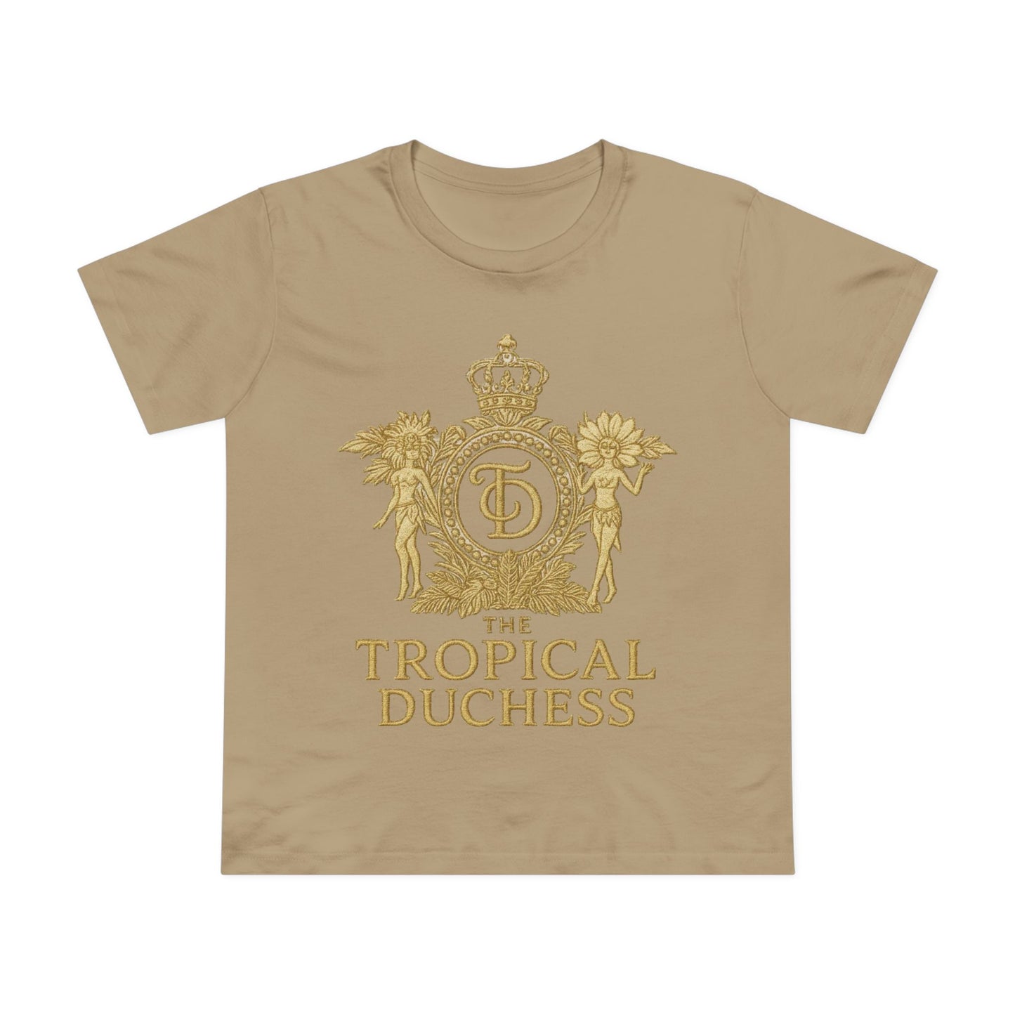 Tropical Duchess Women's Tee - Stylish Vacation-Inspired T-Shirt