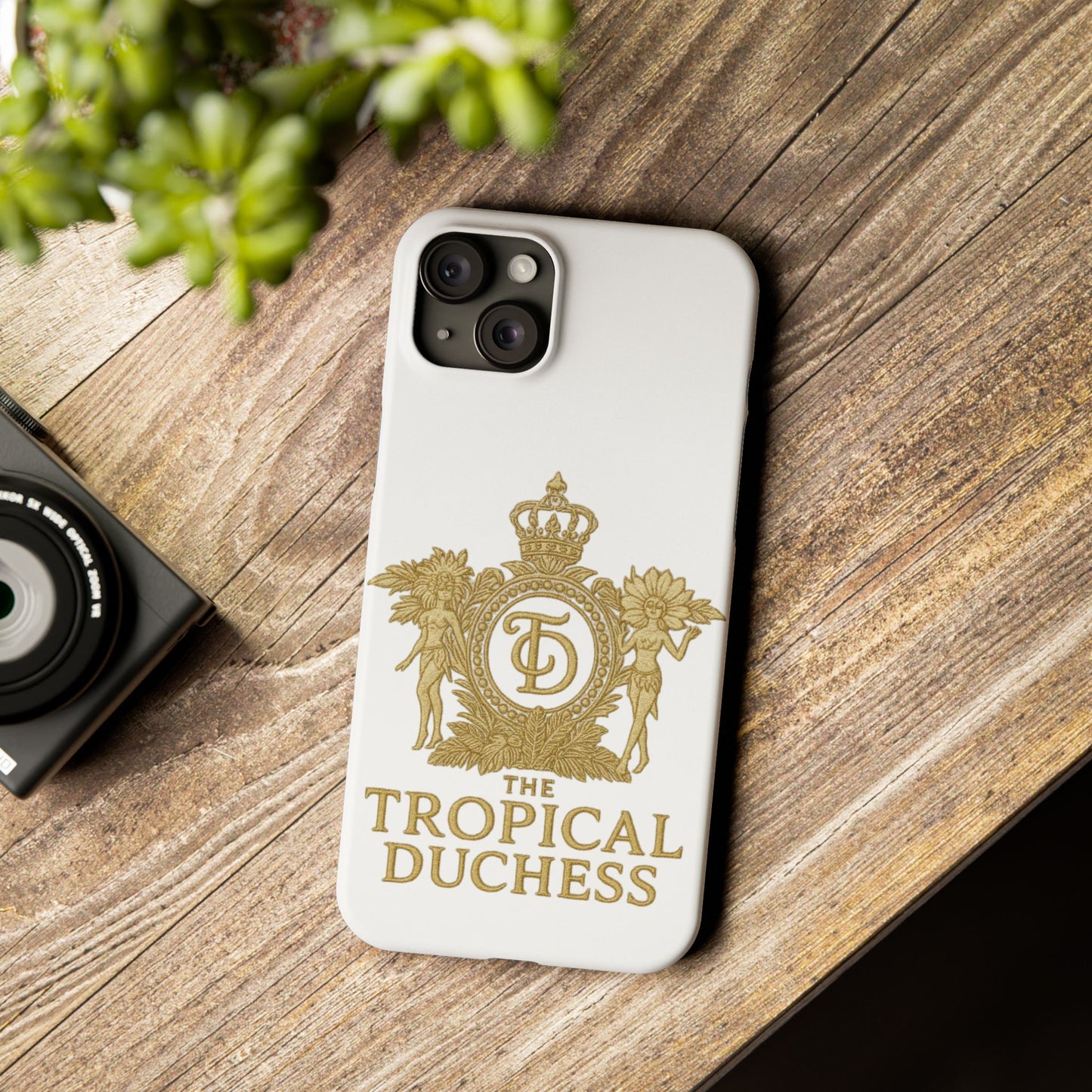 Tropical Duchess Slim Phone Case - Stylish and Durable Design