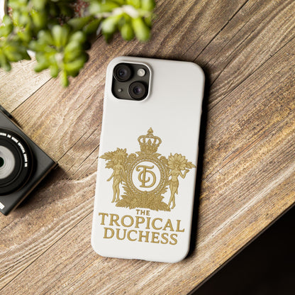 Tropical Duchess Slim Phone Case - Stylish and Durable Design