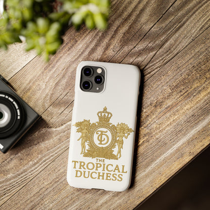 Tropical Duchess Slim Phone Case - Stylish and Durable Design