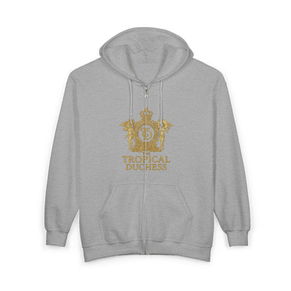 Tropical Duchess Zip Hoodie - Unisex Heavy Blend™ Full Zip Hooded Sweatshirt