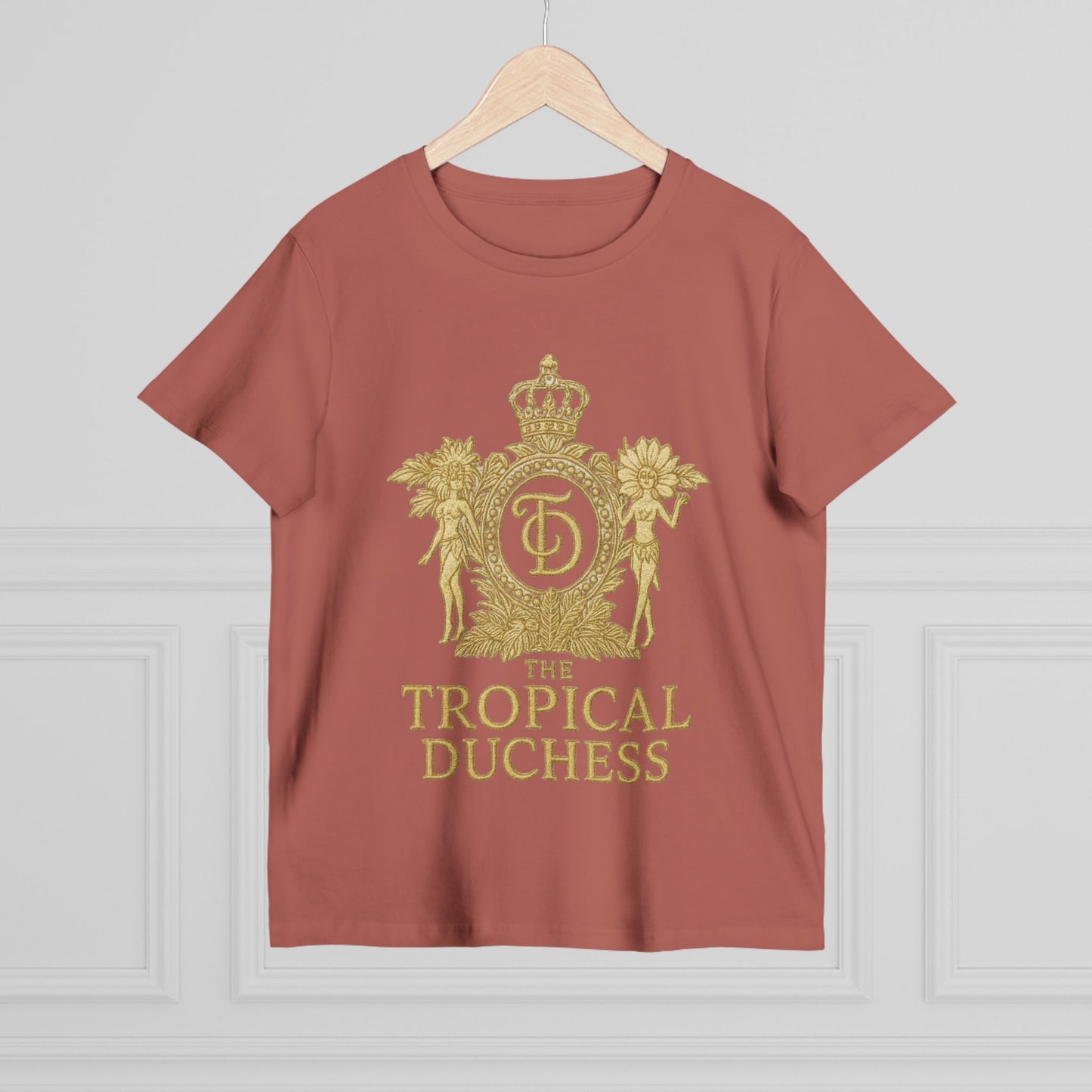 Tropical Duchess Women's Tee - Stylish Vacation-Inspired T-Shirt