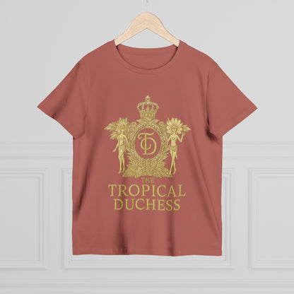 Tropical Duchess Women's Tee - Stylish Vacation-Inspired T-Shirt