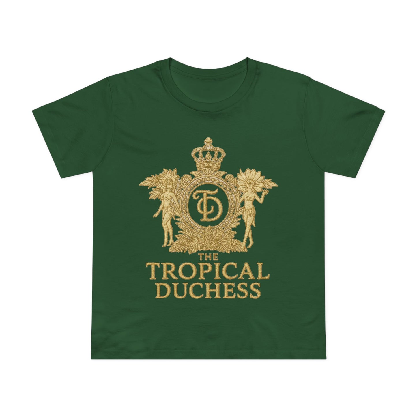 Tropical Duchess Women's Tee - Stylish Vacation-Inspired T-Shirt