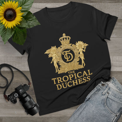 Tropical Duchess Women's Tee - Stylish Vacation-Inspired T-Shirt