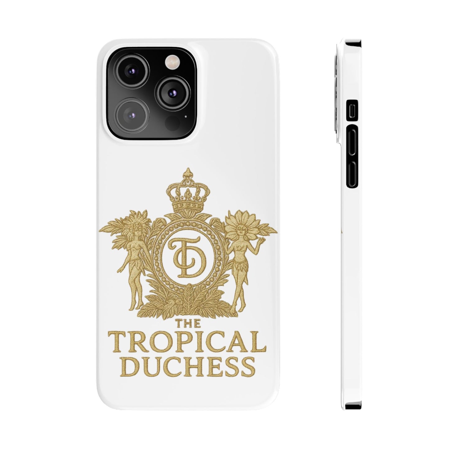 Tropical Duchess Slim Phone Case - Stylish and Durable Design