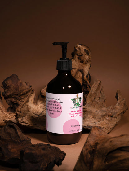Tropical Embrace Body Wash, (Peppermint & Dark Cedar)