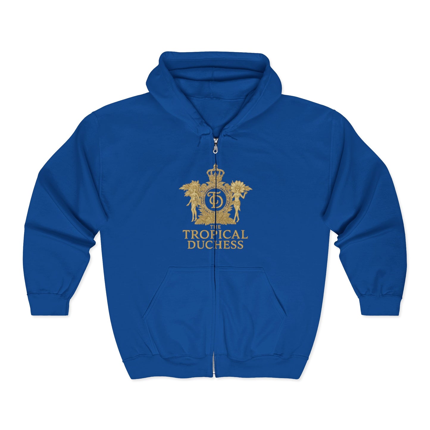 Tropical Duchess Zip Hoodie - Unisex Heavy Blend™ Full Zip Hooded Sweatshirt