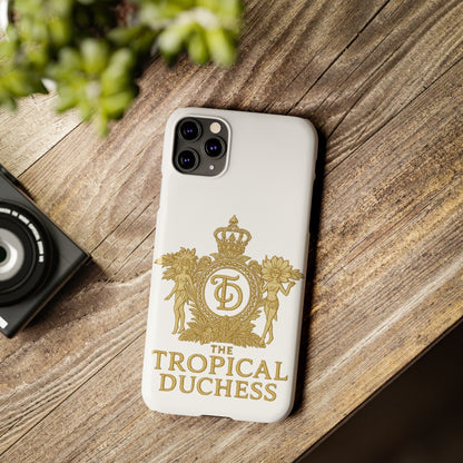Tropical Duchess Slim Phone Case - Stylish and Durable Design