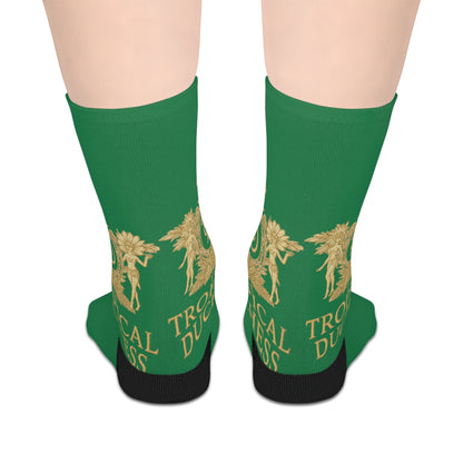 Tropical Duchess Mid-Length Socks - Fun & Stylish Footwear for Summer Celebrations