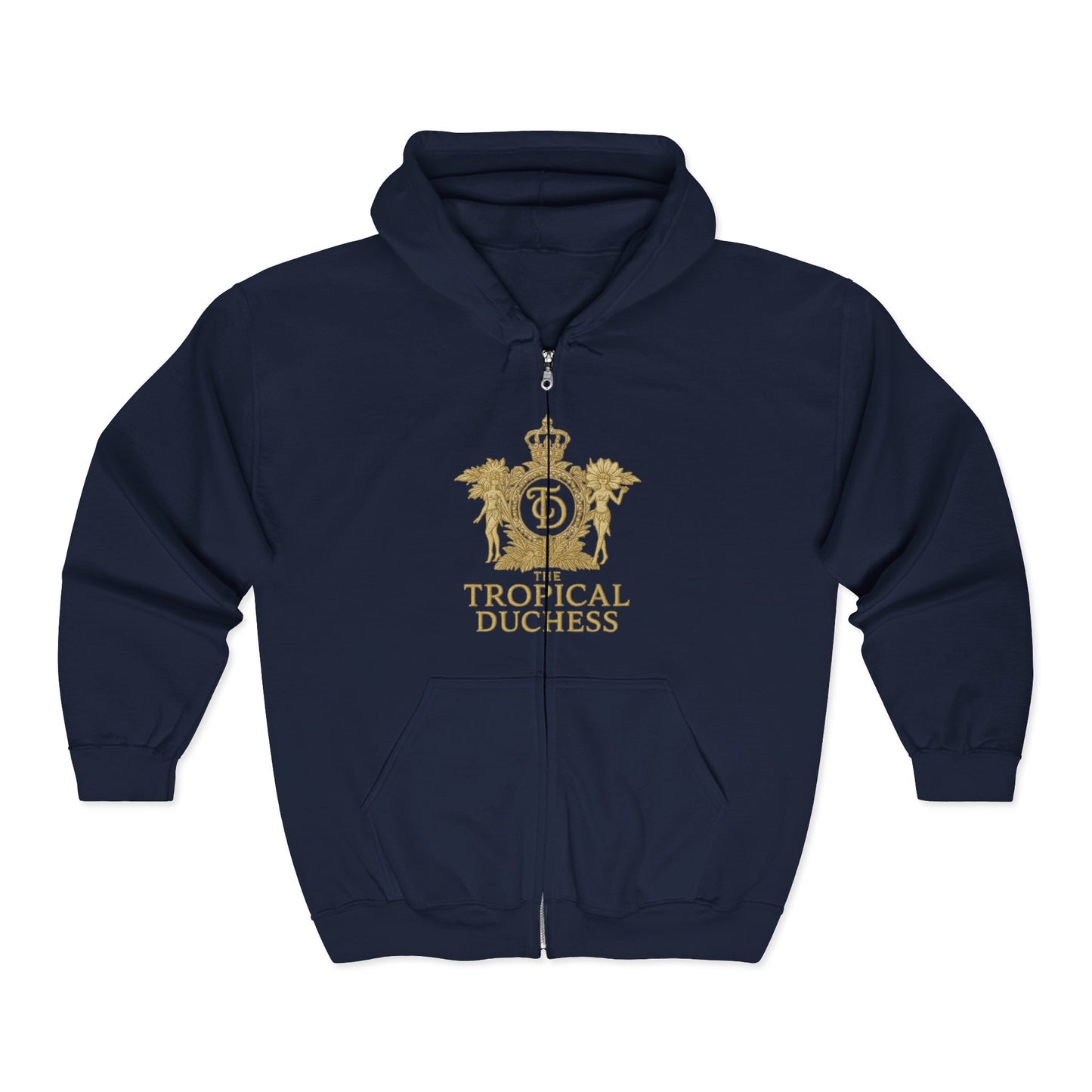 Tropical Duchess Zip Hoodie - Unisex Heavy Blend™ Full Zip Hooded Sweatshirt