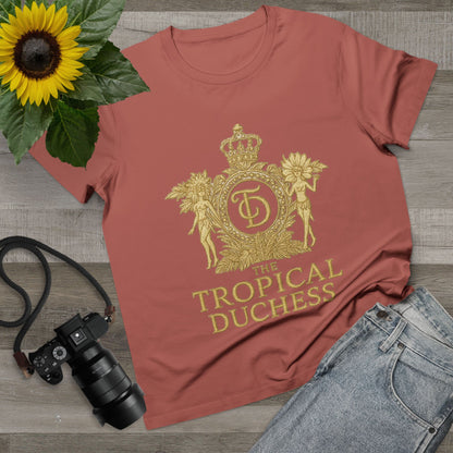 Tropical Duchess Women's Tee - Stylish Vacation-Inspired T-Shirt
