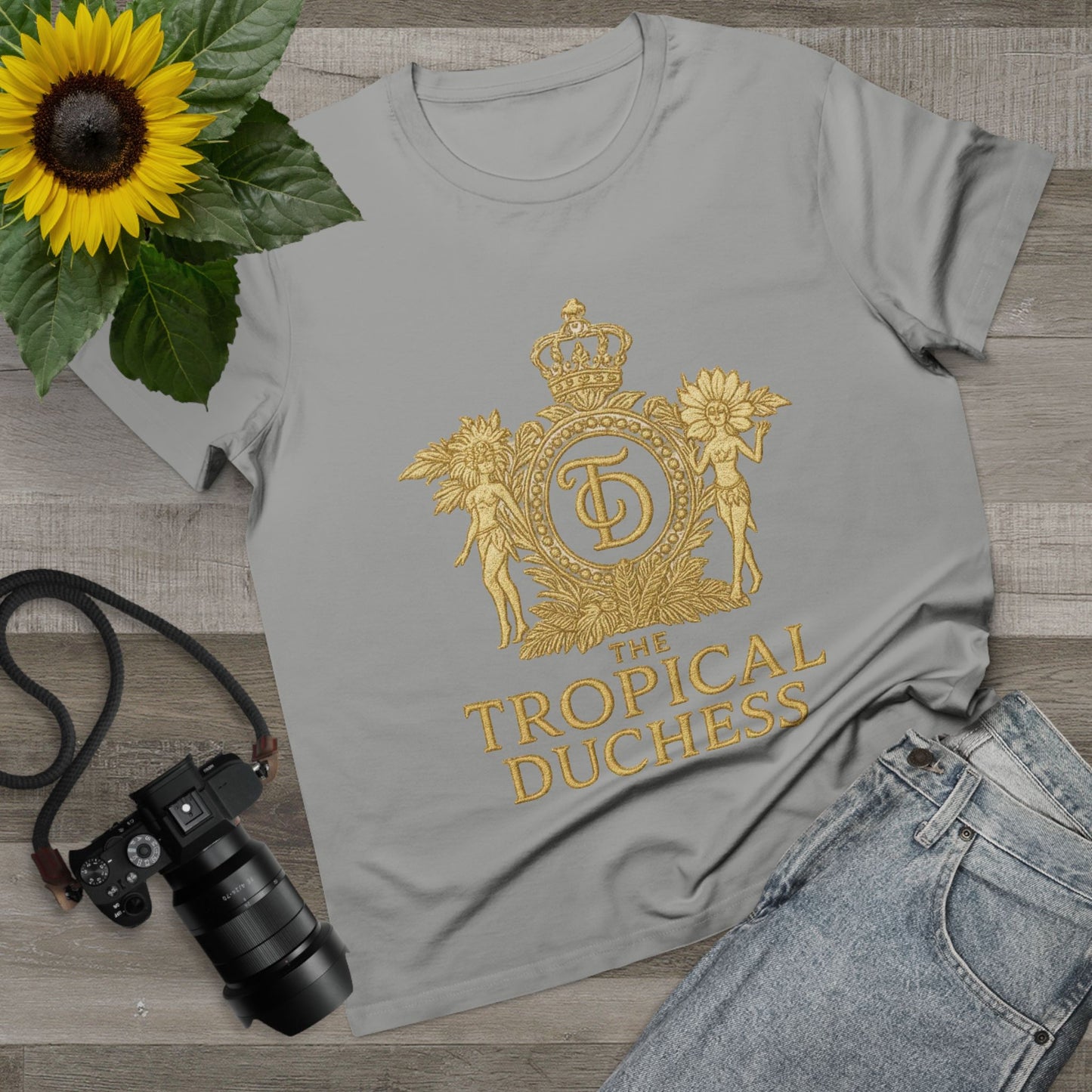 Tropical Duchess Women's Tee - Stylish Vacation-Inspired T-Shirt