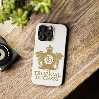 Tropical Duchess Slim Phone Case - Stylish and Durable Design