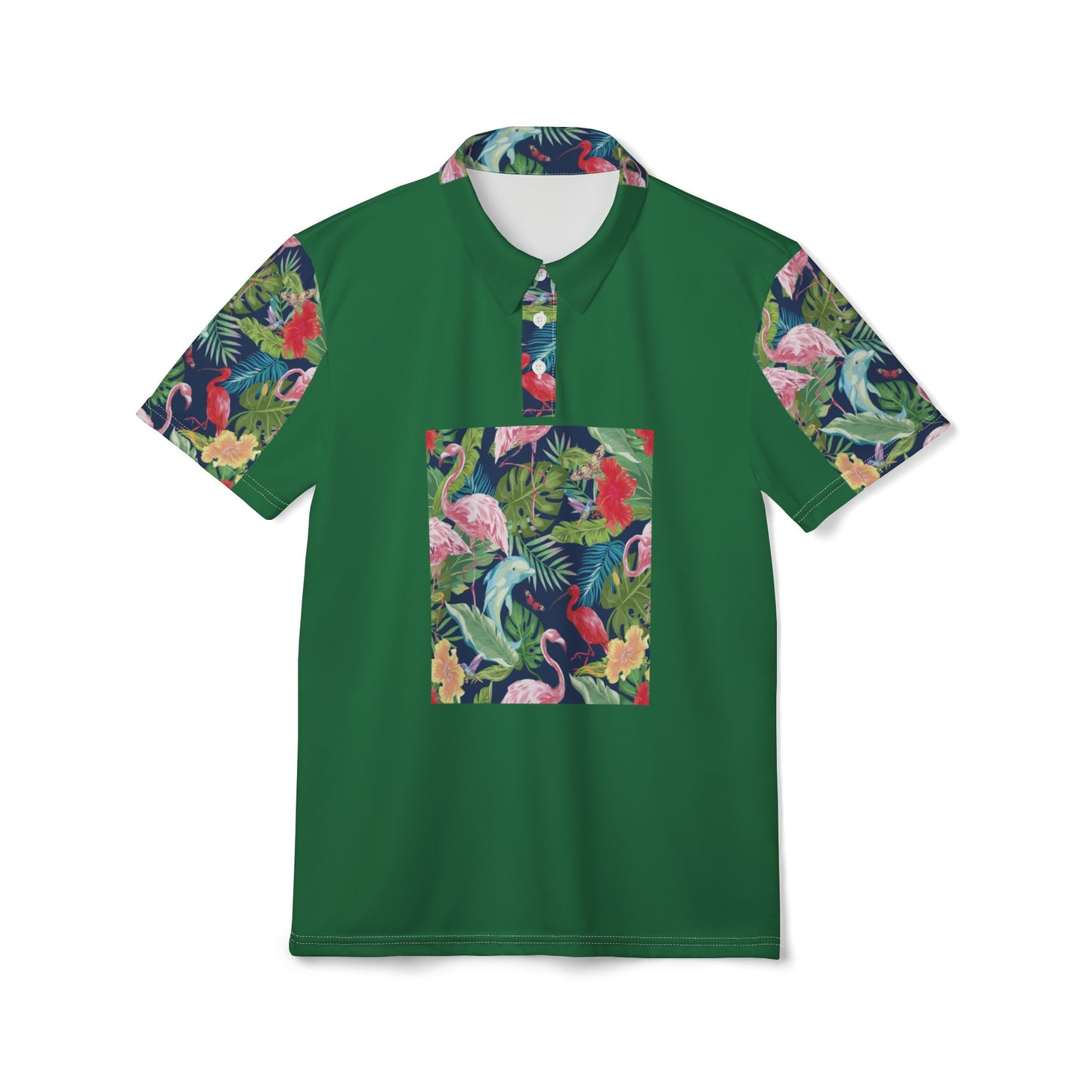Tropical Duchess AOP Unisex Polo Shirt - Luxurious & Stylish Apparel for Celebration