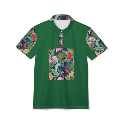 Tropical Duchess AOP Unisex Polo Shirt - Luxurious & Stylish Apparel for Celebration