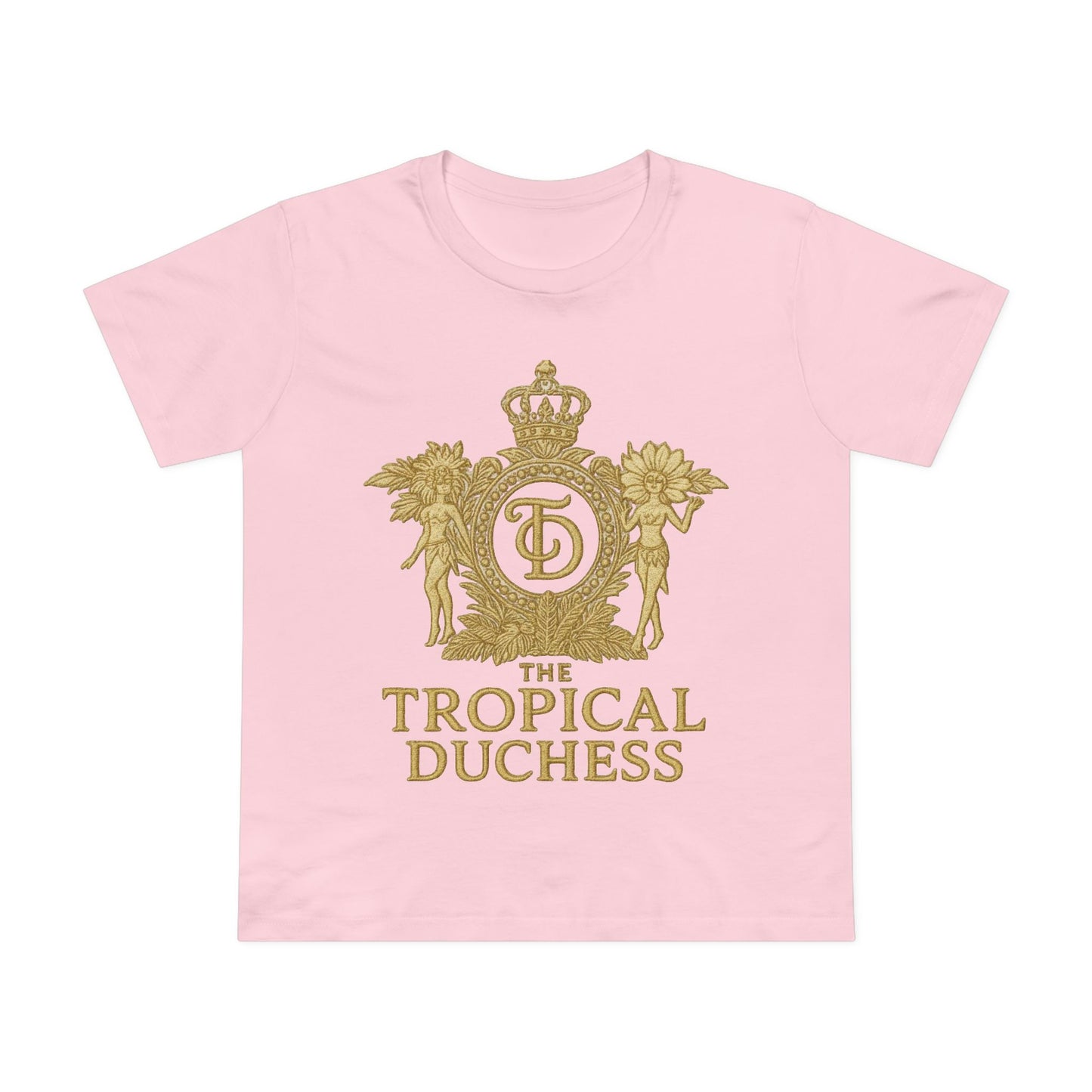 Tropical Duchess Women's Tee - Stylish Vacation-Inspired T-Shirt