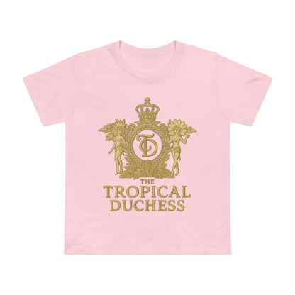 Tropical Duchess Women's Tee - Stylish Vacation-Inspired T-Shirt