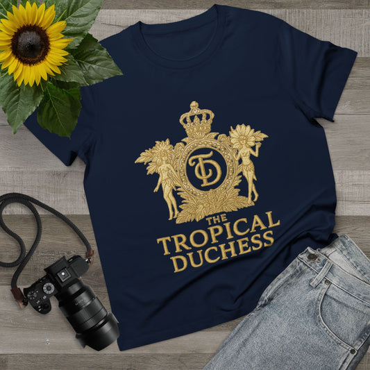 Tropical Duchess Women's Tee - Stylish Vacation-Inspired T-Shirt