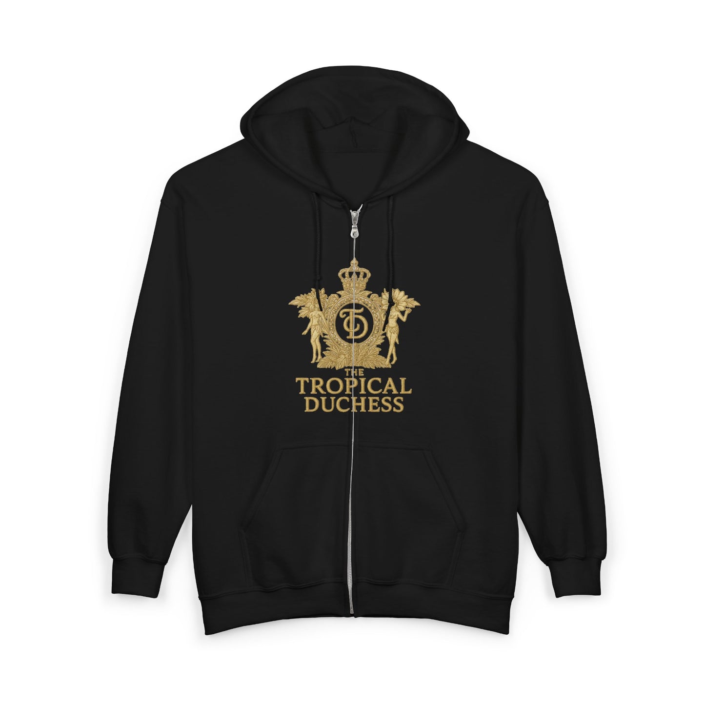 Tropical Duchess Zip Hoodie - Unisex Heavy Blend™ Full Zip Hooded Sweatshirt
