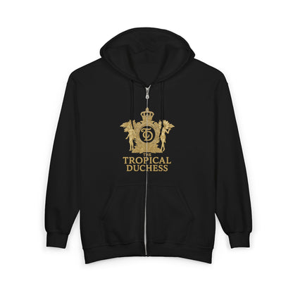 Tropical Duchess Zip Hoodie - Unisex Heavy Blend™ Full Zip Hooded Sweatshirt