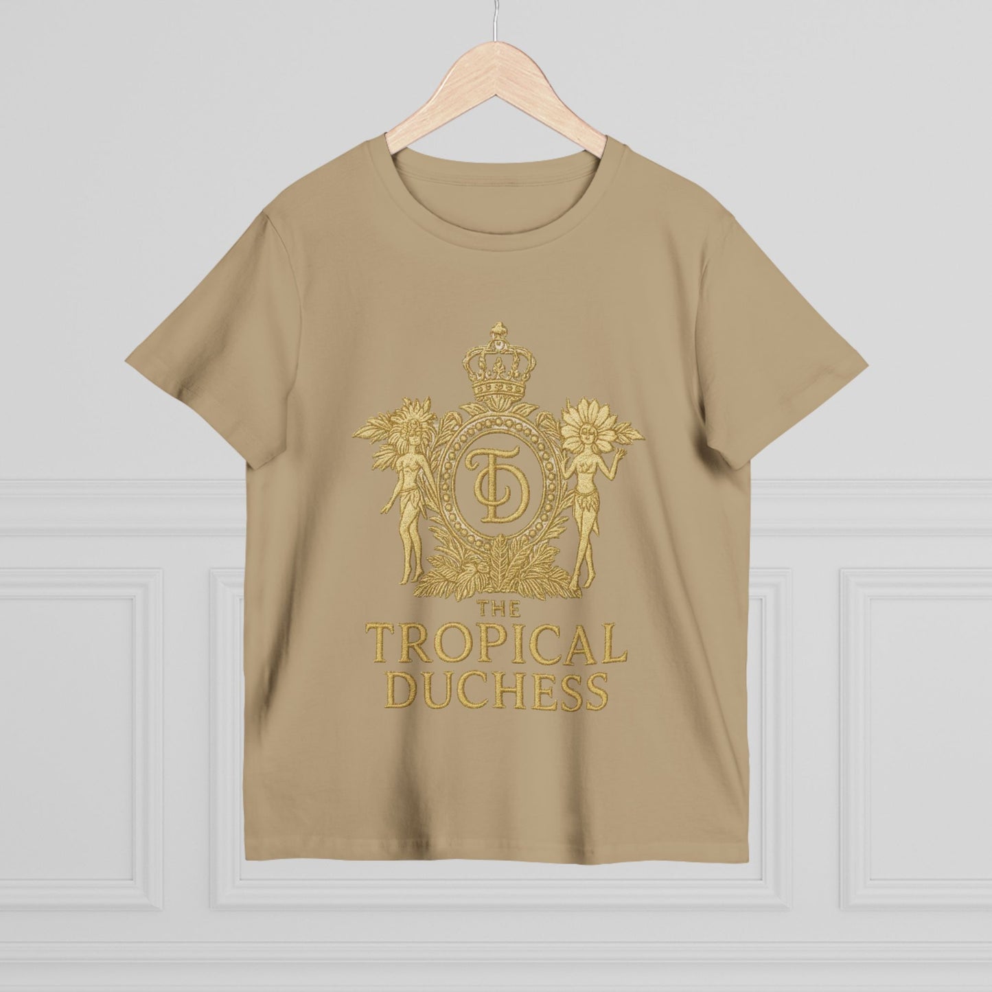 Tropical Duchess Women's Tee - Stylish Vacation-Inspired T-Shirt