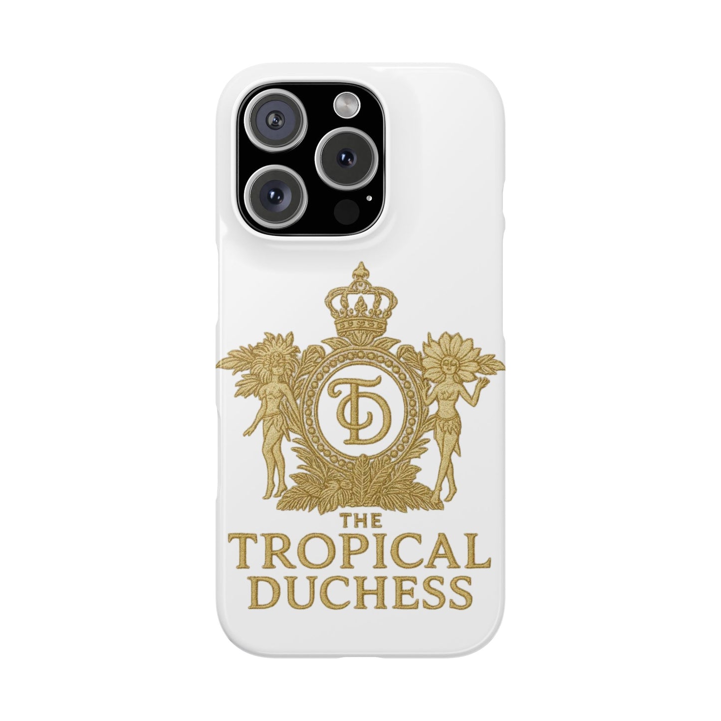 Tropical Duchess Slim Phone Case - Stylish and Durable Design