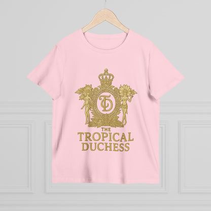 Tropical Duchess Women's Tee - Stylish Vacation-Inspired T-Shirt