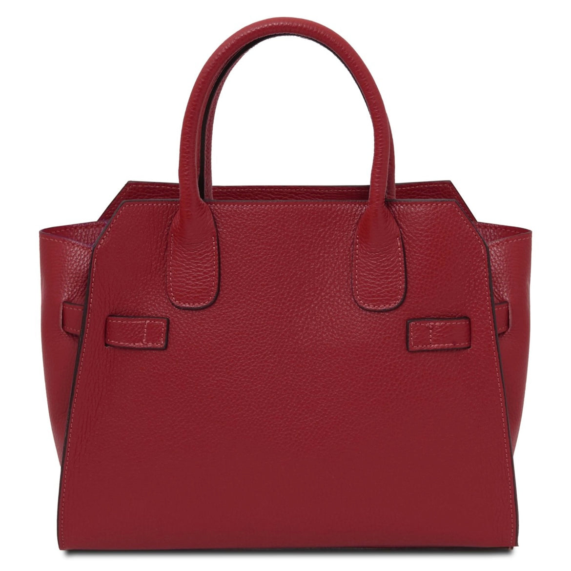 The Tropical Duchess Tuscany Leather Tote ORIGAMI TL142507 in Red